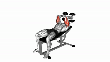 Extension triceps alternée allongée