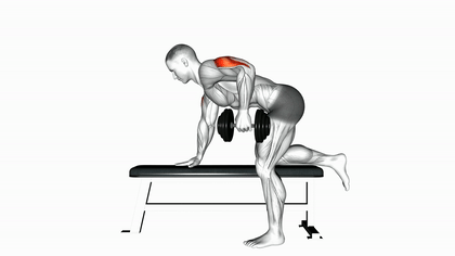 Kickback triceps à l’haltère