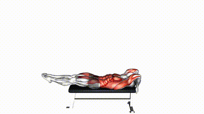 Relevé de jambes sur banc