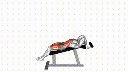 Relevé de jambes sur banc incliné