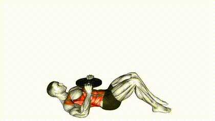 Sit-up lesté bras tendus
