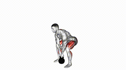 Soulevé de terre à la kettlebell