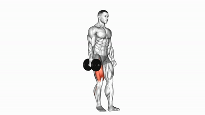 Squat bulgare aux haltères